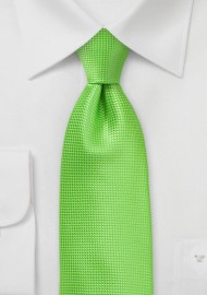 Bold Colored Tie in Tropical Green