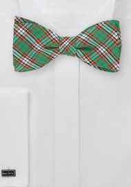 Scottish Tartan Plaid Bow Tie