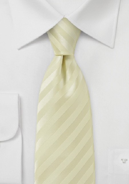 Pastel Yellow Summer Necktie
