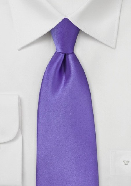 Freesia Purple Tie in XL Length