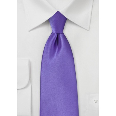 Freesia Purple Kids Sized Tie