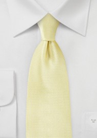 Extra Long Tie in Citrine Yellow