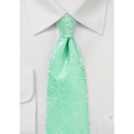 Spring Bud Green Summer Tie