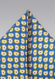 Pop Art Paisley Pocket Square