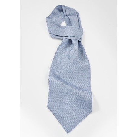 Graphic Print Silk Ascot