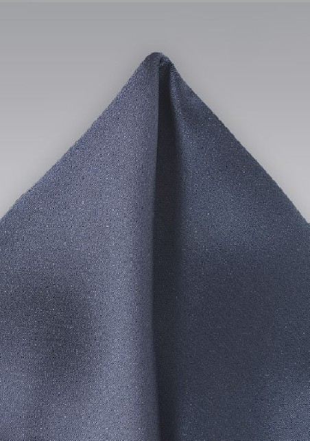 Deep Plum Gray Pocket Square