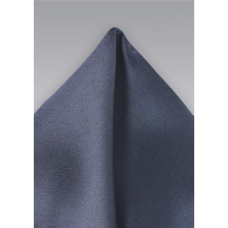 Deep Plum Gray Pocket Square