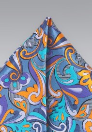 Art Nouveau Print Pocket Square