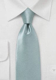 Elegant Silver Silk Tie for Men