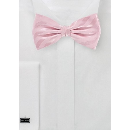 Mens Bow Tie in Cotton Candy Pink