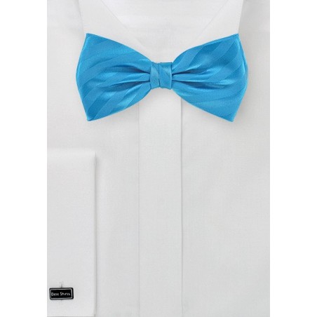 Men's Bow Tie in Malibu Blue