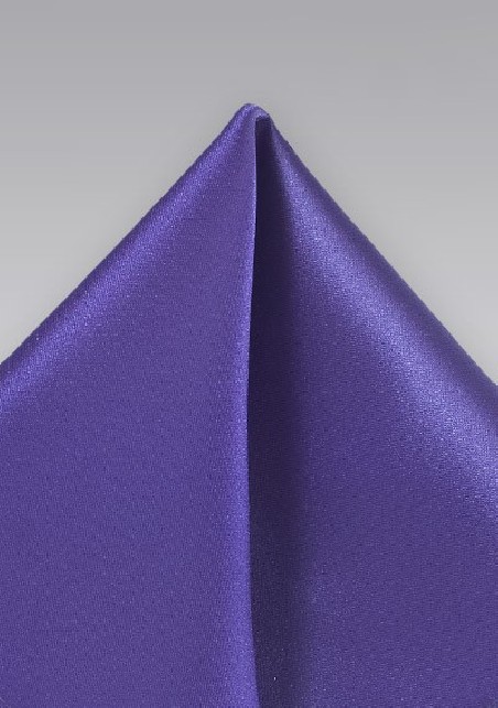 Pocket Square in Electric Purple