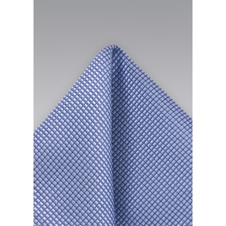 Hydrangea Blue Texture Pocket Square