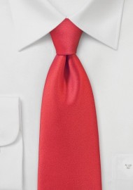 Poppy Red Mens Necktie