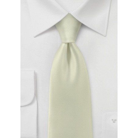 Light Vanilla Yellow Necktie