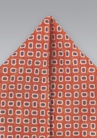 MOD Print Wool Pocket Square