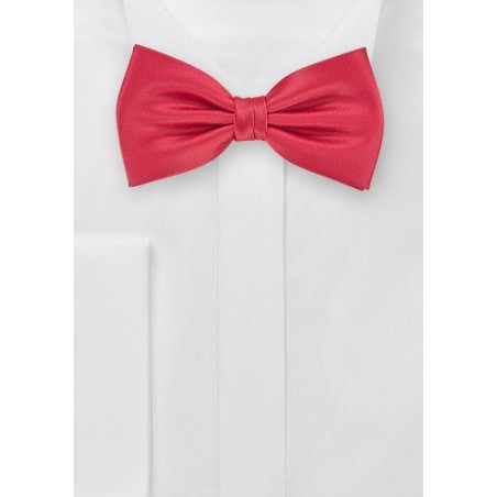 Bright Fiesta Red Bow Tie