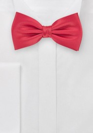 Bright Fiesta Red Bow Tie