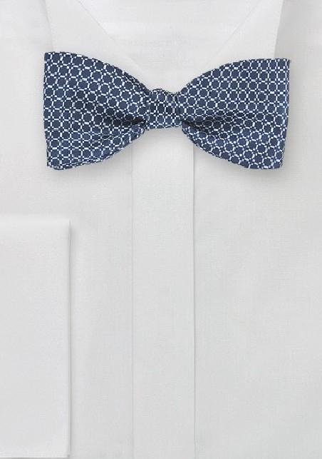 Vintage Bow Tie in Deep Blue