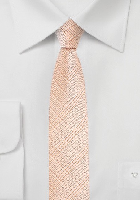 Super Skinny Tie in Coral Sands Color