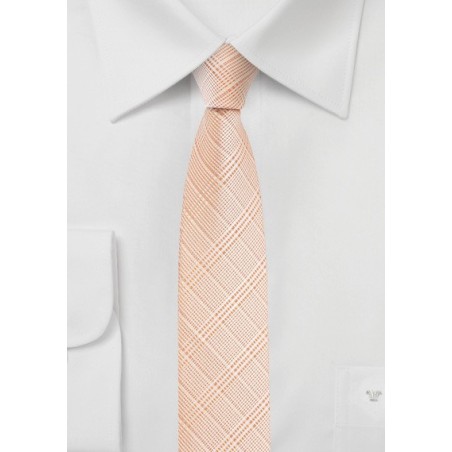 Super Skinny Tie in Coral Sands Color