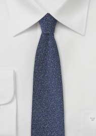 Deep Navy Blue Skinny Tie
