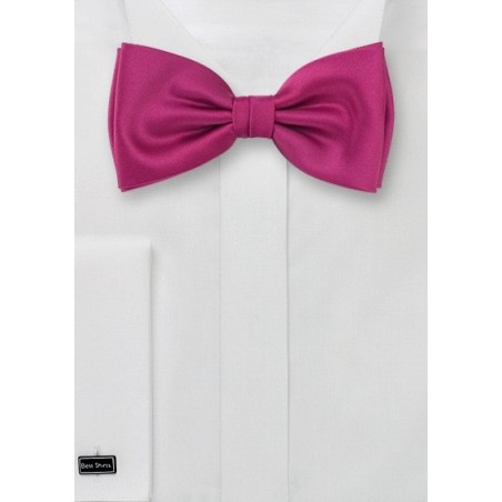 Kids Bow Tie in Magenta-Pink
