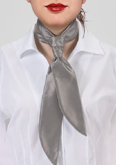 Women's Necktie in Festive Silver