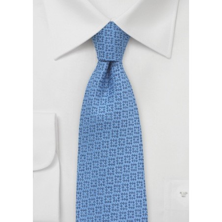 Wool Tie in Dusk Blue