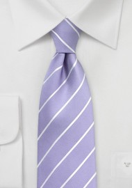 Striped Tie in Bougainvillea