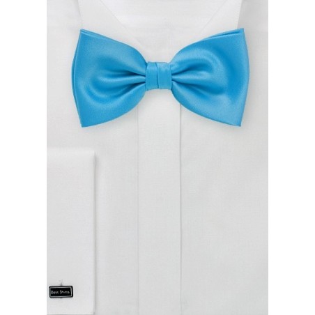 Cyan Blue Bow Tie for Kids