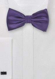 Boys Bow Tie in Eggplant Purple