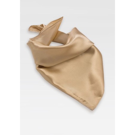 Golden Champagne Womens Scarf