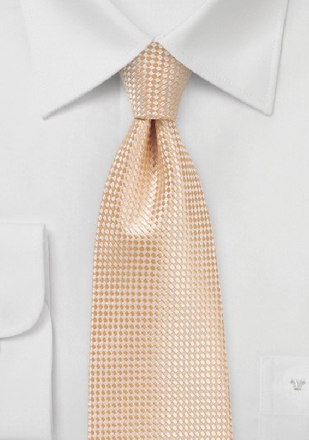 Kids Sized Tie in Peach Cobbler
