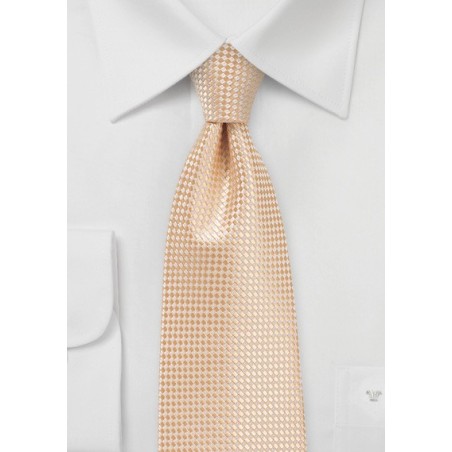 Kids Sized Tie in Peach Cobbler