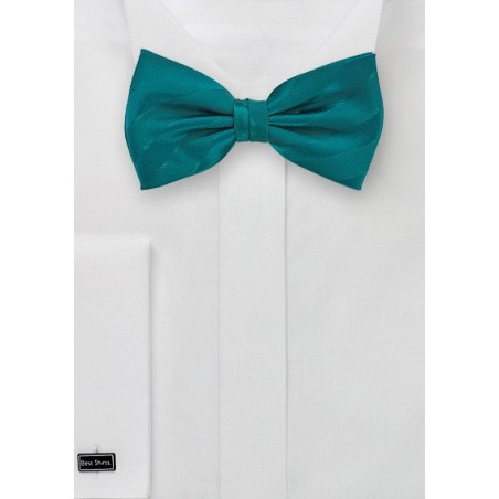 Dragonfly Blue Bow Tie with Stripes