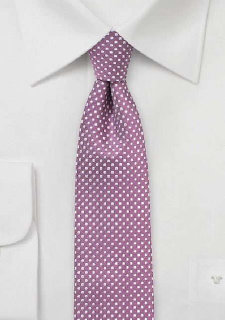 Pin Dot Tie in Raspberry