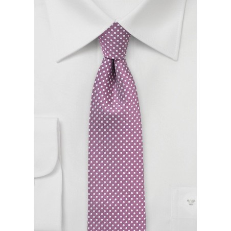 Pin Dot Tie in Raspberry