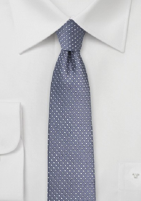 Wisteria Purple Pin Dot Tie