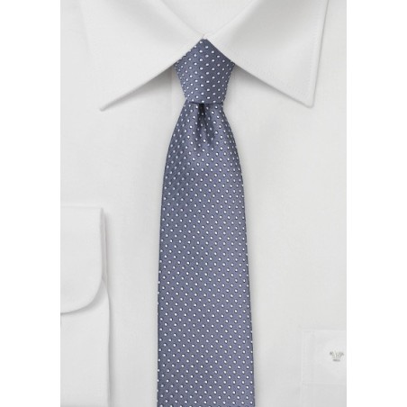 Wisteria Purple Pin Dot Tie