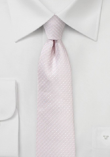 Petal Pink Skinny Tie