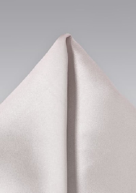 Light Ivory Color Pocket Square