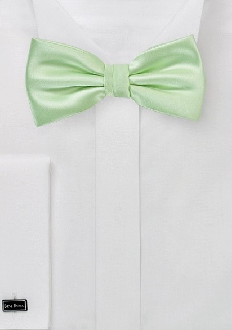 Light Mint Green Bow Tie