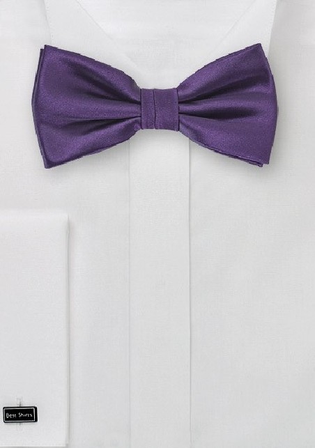 Majesty Purple Bow Tie