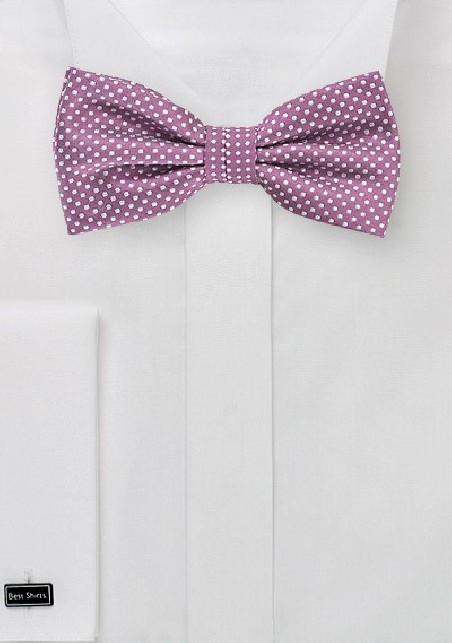 Raspberry Colored Bow Tie