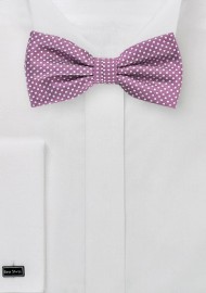Raspberry Colored Bow Tie