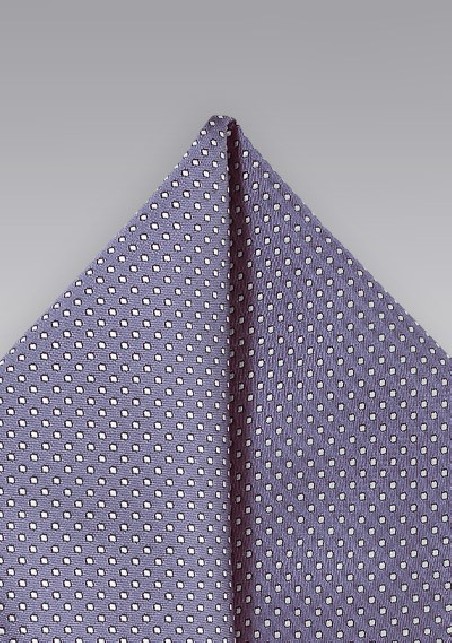 Wisteria Colored Pocket Square