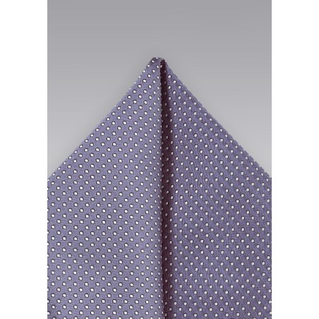 Wisteria Colored Pocket Square