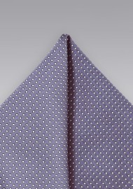 Wisteria Colored Pocket Square