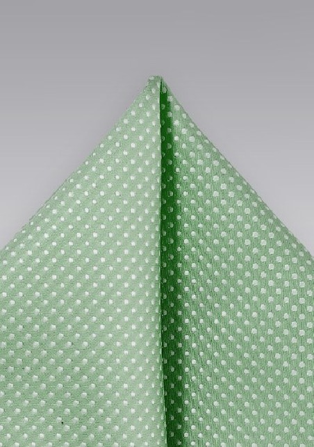 Sage Colored Pocket Square